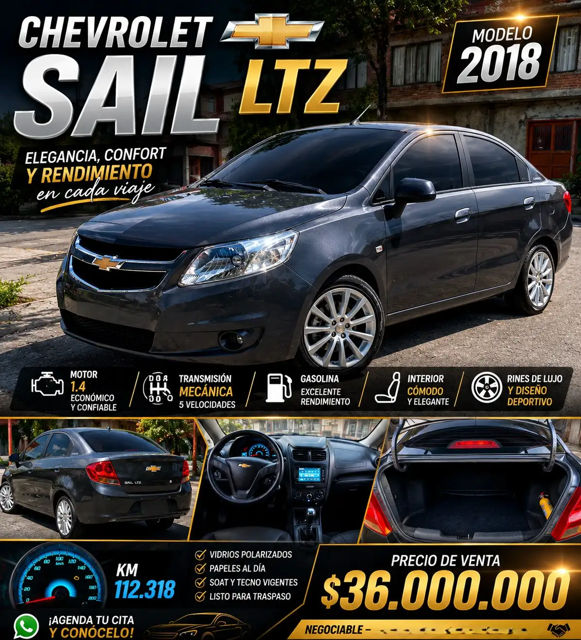 Chevrolet sail foto 1